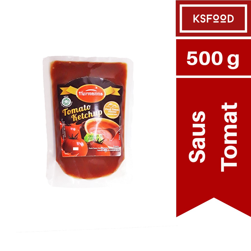 

Hermanns Saus Tomat 500 gram