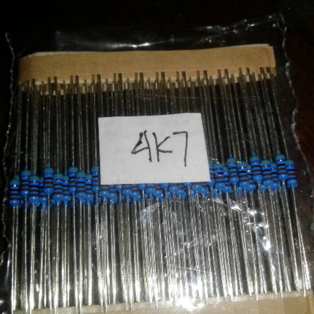 R 4k7 1/4W metal film taiwan