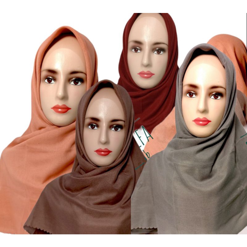 hijab segi empat jumbo polos | Jilbab segi empat jumbo polos | jilbab segi empay by azhifa hijab | j
