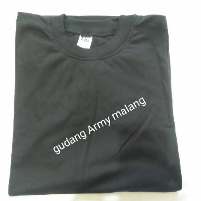 KAOS PENDEK SECURITY POLOS HITAM