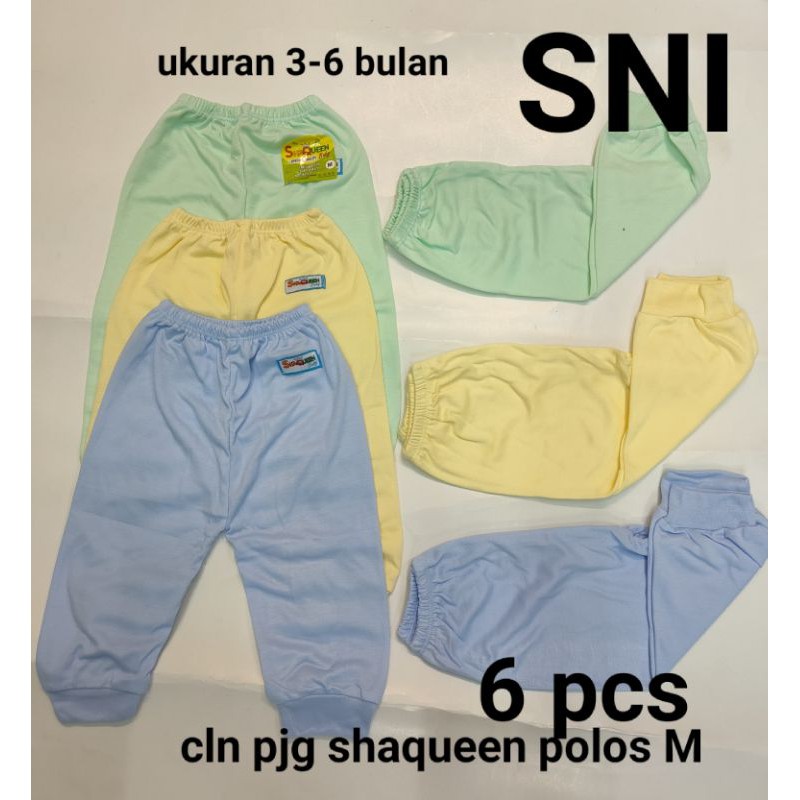 6 pcs cln pjg shaqueen polos M