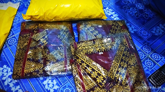 Setelan Batik Songket Palembang Mewah & Elegant Couple Keluarga