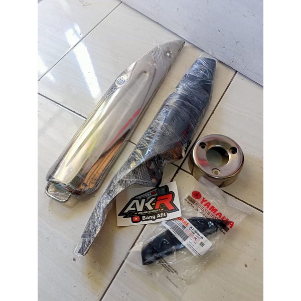 tameng knalpot rx king peredam pnp original yamaha yimm rx king peredam