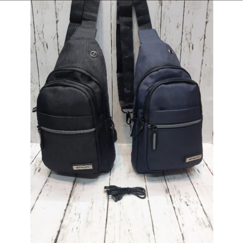Spear !!! Tas Selempang pria Tas Sling bag Tas waitsbag Pinggang waterproof 07