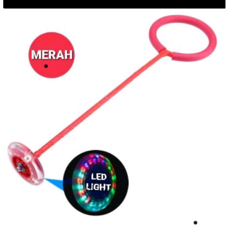 Hulahup kaki led Jumpball Yoyo Flash Jump LED