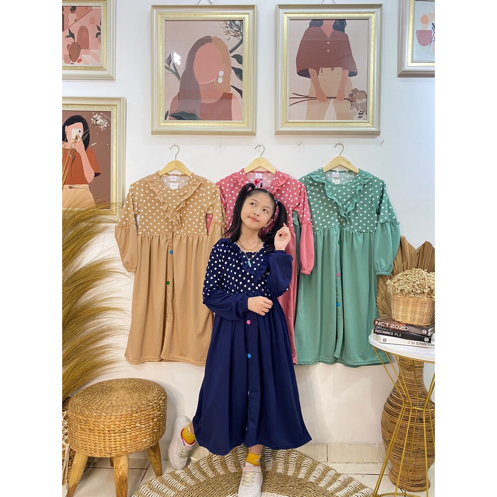 DRESS VOXY MOTIF polkadot