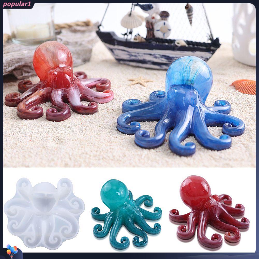 Cetakan Adonan Kue Desain Ocean Octopus Bahan Silikon Untuk Dekorasi