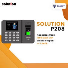 absen Solution P 208 / Finger print / Mesin Absensi P208