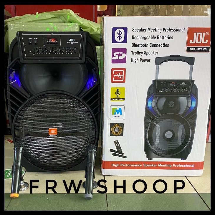 Speaker Portable Meeting Jdl Q15 / Q 15 / Q-15 ( 15 Inc , Usb , Bt) Kode 1411