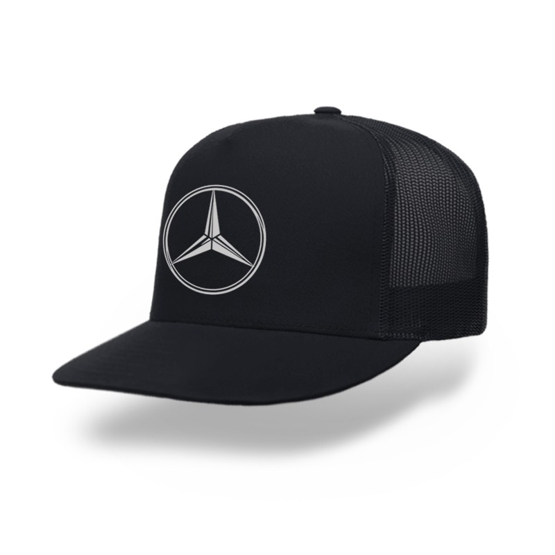 Topi Trucker Jaring Sport pria all size Mercedes Benz Logo