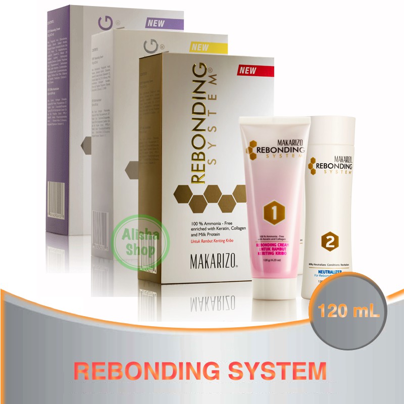  MAKARIZO  Rebonding System Tube 120 mL Shopee Indonesia