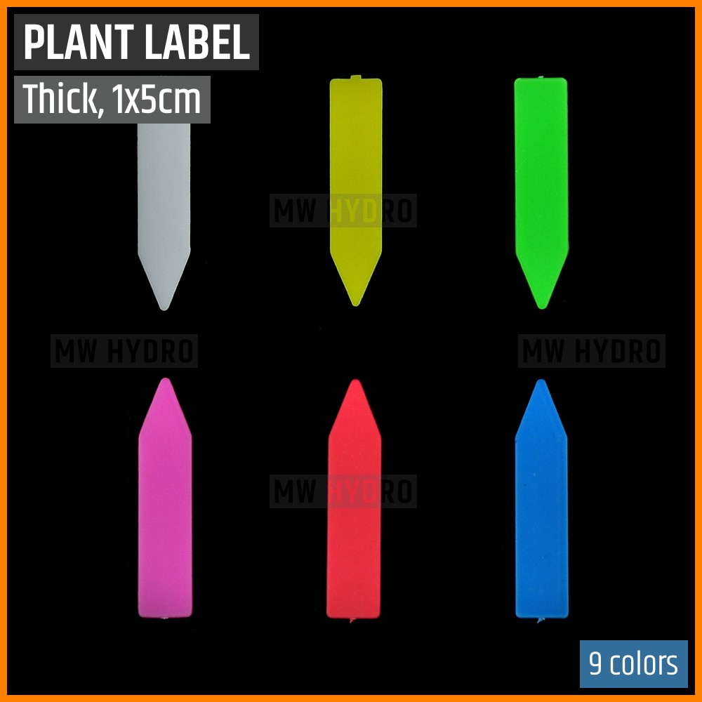 Thick Plant Label Name Tag - Label Penanda Tanaman Tebal, Model Straight - Lurus 1x5 cm