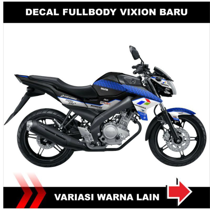 Decal Stiker Full Body Yamaha Vixion new NVL / Pariasi Motor Full Body Yamaha Vixion Baru