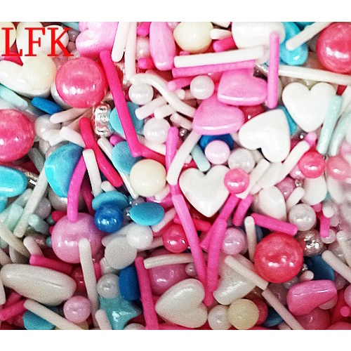 

Ds2011Z Sprinkle Blue Pink White Baby Born Bayi Biru Pink Putih Pearl Mutiara - 30 Gram Xz20X1Z11