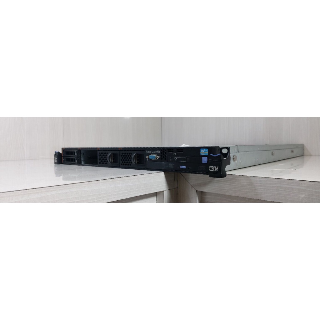 Server System X Ibm x3550 M4 1U Xeon E5-2609 X2 Ram 32Gb Hdd 600Gb