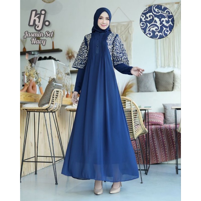 GAMIS TERBARU JASMIN SET BY KJ / KHADIJAH ORIGINAL