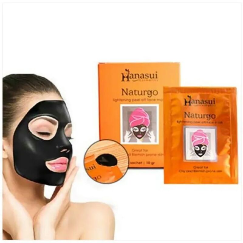 1 box isi 10 pcsMasker naturgo hanasui / masker wajah