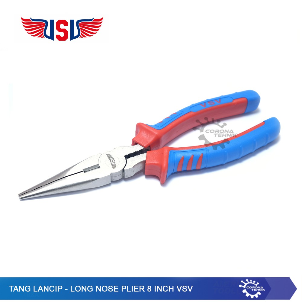 VSV Tang Lancip - Long Nose Plier 8 Inch