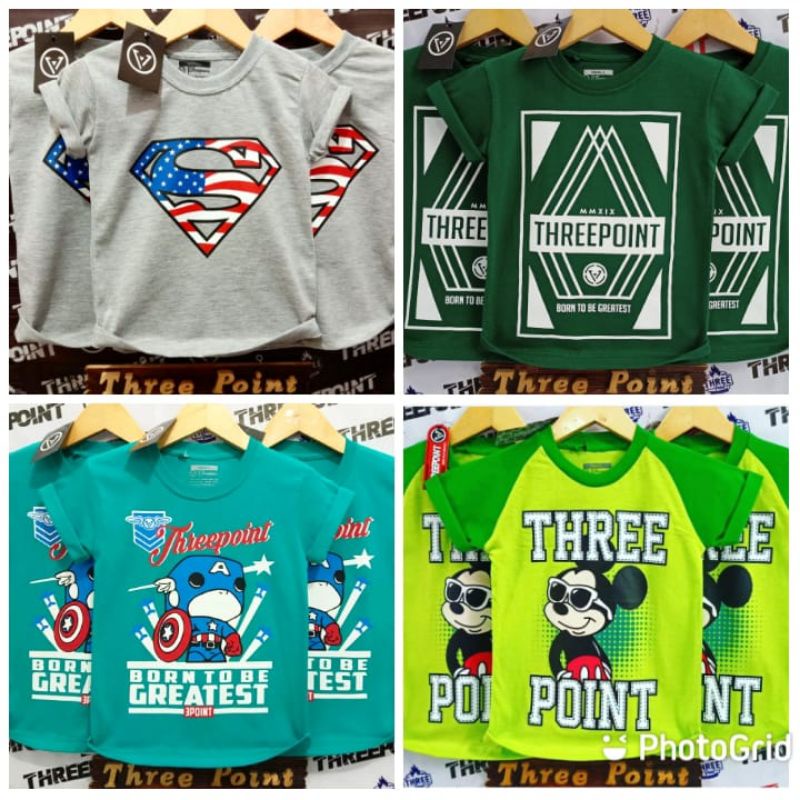 KAOS ANAK THREE POINT