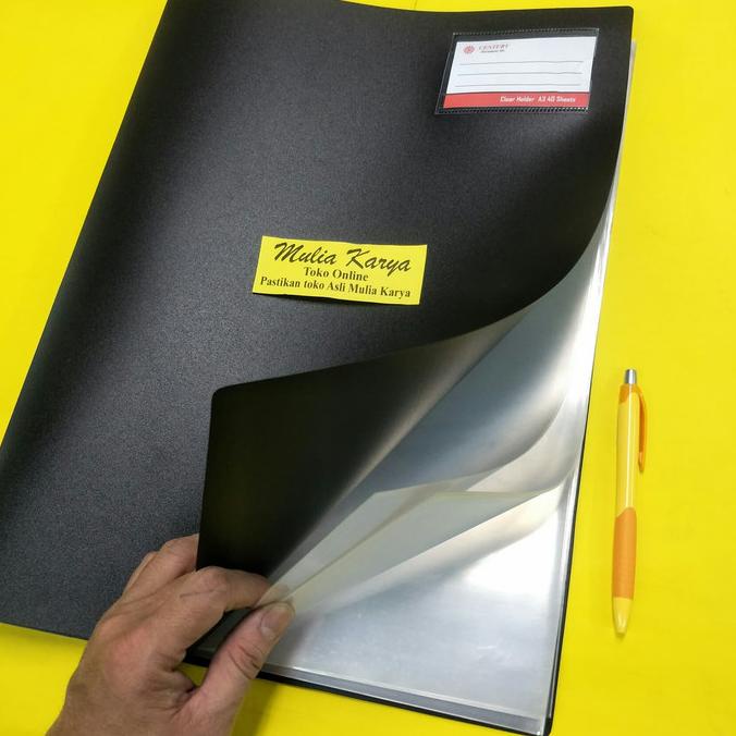 

BAYAR COD Clear Holder A3 40 lembar / Document Keeper A3 40 / Map Album A3 TERJAMIN Kode 580