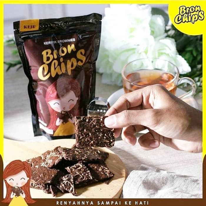 

Keripik Brownies Kering Brown Chips Enak Gurih Manis