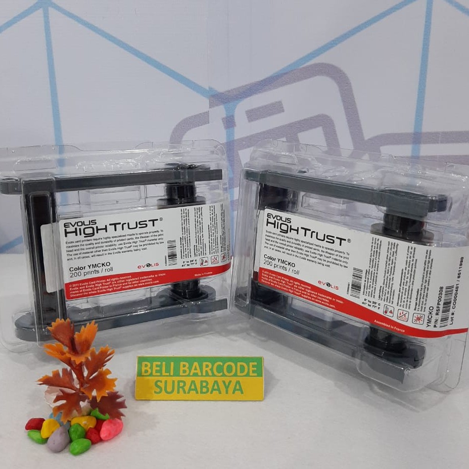 TINTA / RIBBON COLORS (YMCKO) PRINTER ID CARD EVOLIS ZENIUS PN: R5FP00308