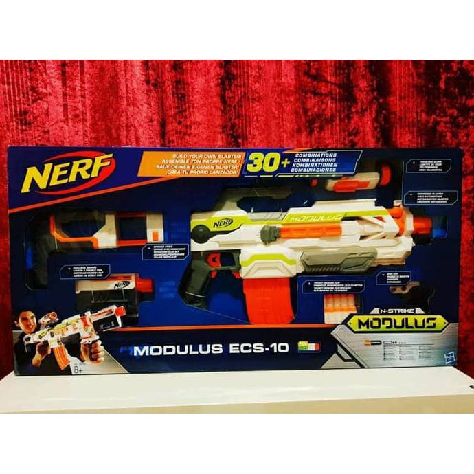 MAINAN ANAK NERF N-Strike Modulus Blaster ECS-10 murah