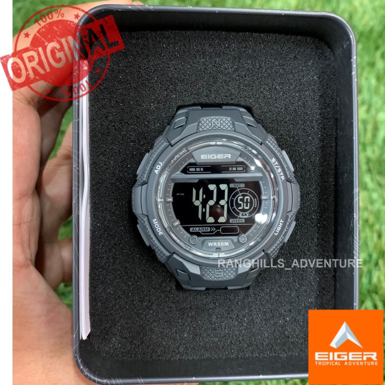 EIGER1989 JAM TANGAN PRIA DIGITAL CLENT WATCHES ORIGINAL PRODUK