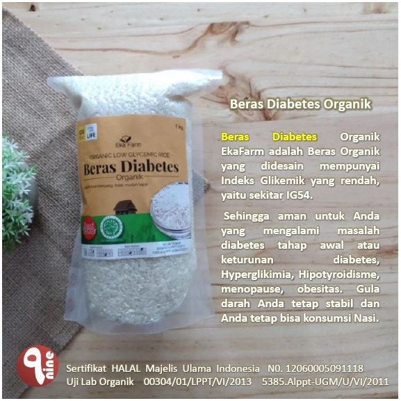 

gr20111r Beras Diabetes Organik Ekafarm - Vacum Sv012Ss