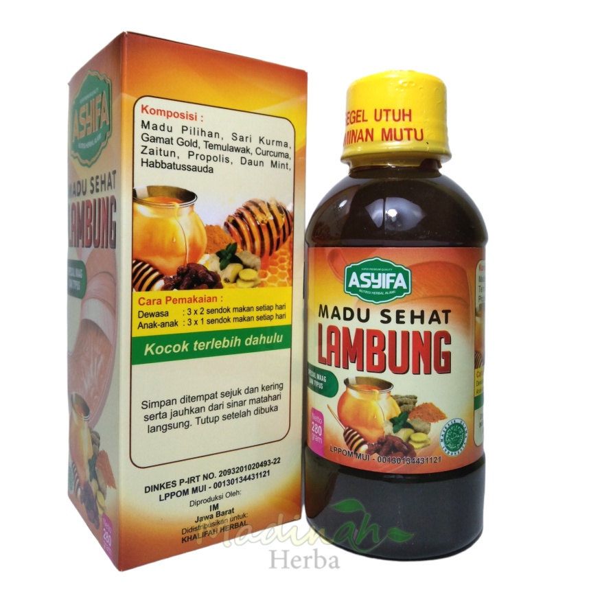 Madu Sehat Lambung Asyifa Asli Madu Lambung | Maag | Gerd 280 gram