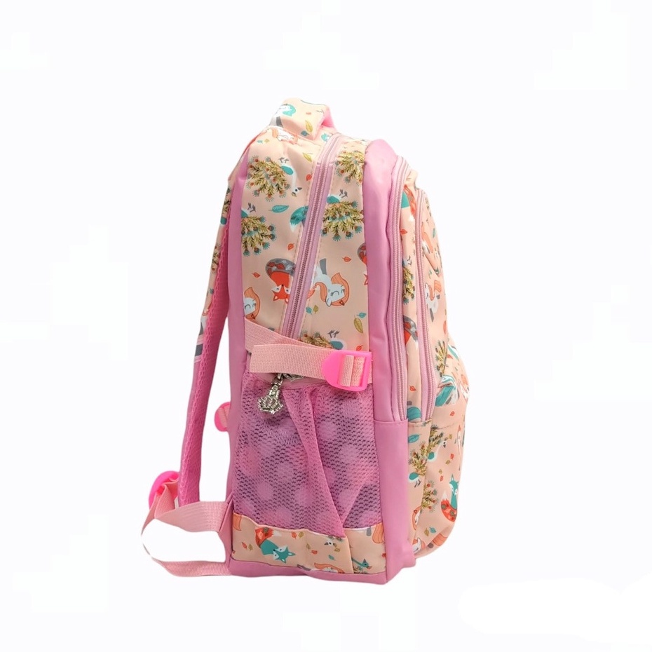 Tas Sekolah Anak Perempuan SD Ransel Unicorn Powa HL 188-3 Import + Free Aksesoris - Skoola