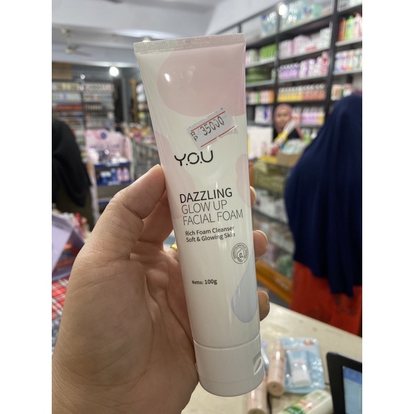 YOU Dazzling glow Up Facial foam wash cleanser