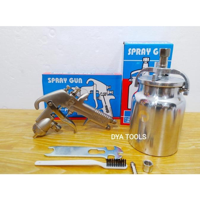 Spray Gun F100 Tabung Bawah / Spray Gun F100 Taiwan /Spray Gun Murah Termurah