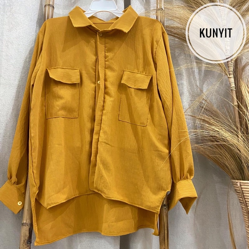 KEMEJA KARINE OVERSIZE CRINCKLE AIRFLOW