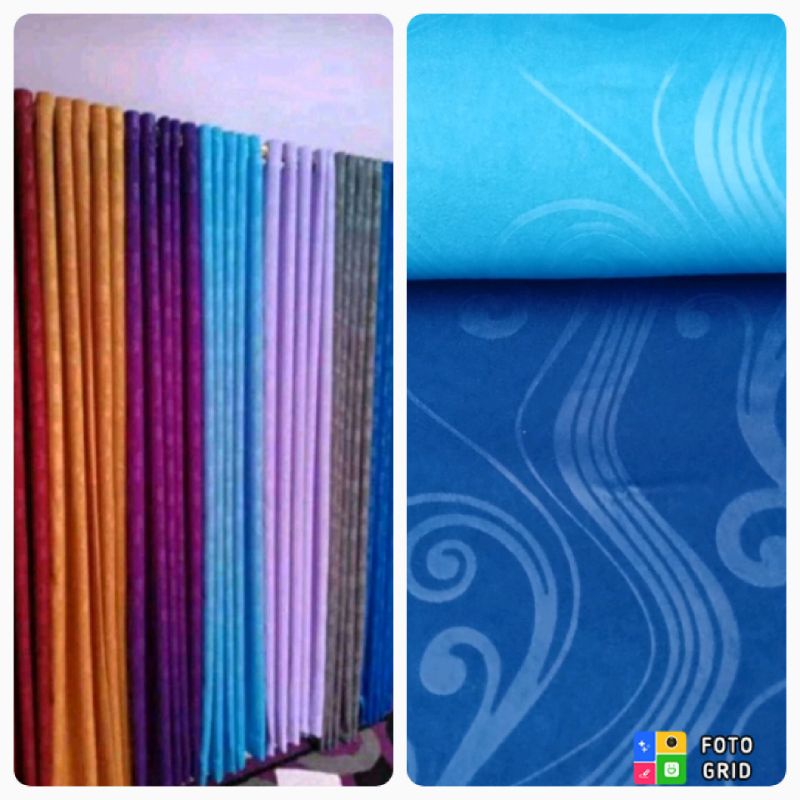 Gorden polos lokal embos Gorden smokering polos embos Gorden jendela gorden pintu