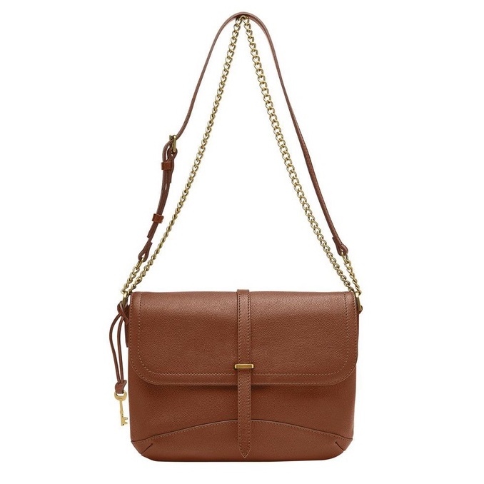 Tas Selempang/Shoulder Wanita Original Fossil Edelyn Crossbody Brown