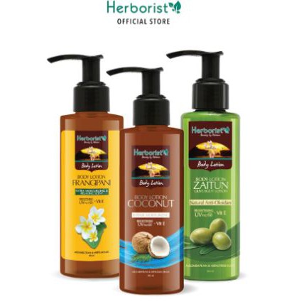 Herborist Body Lotion Zaitun / Coconut / Frangipani 145 ml