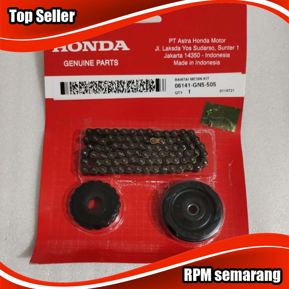 Rantai Kamprat Rante keteng Timing set roll Honda GN5 - C70 - C700 - C800 - C86 Ori 06141-GN5-505 Di