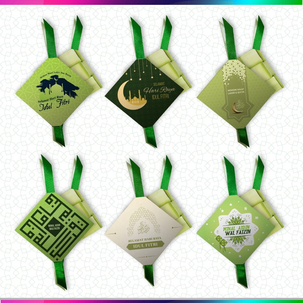 1 Pack Isi 10 Pcs Amplop Lebaran Bentuk Ketupat Angpau Angpao Idul Fitri Model Ketupat Unik Bentuk Ketupat