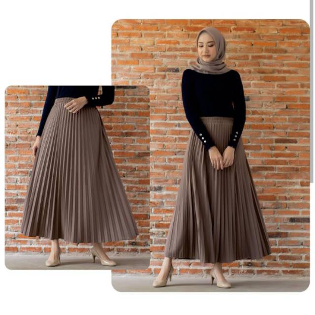 Umma Skirt Cappucino / Umma Skirt / Umma Skirt Lightsclo / Heaven Light / HL / Lightsclo / Rok