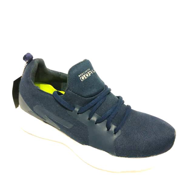 Sepatu Pria Skechers Go Run Navy Putih Original