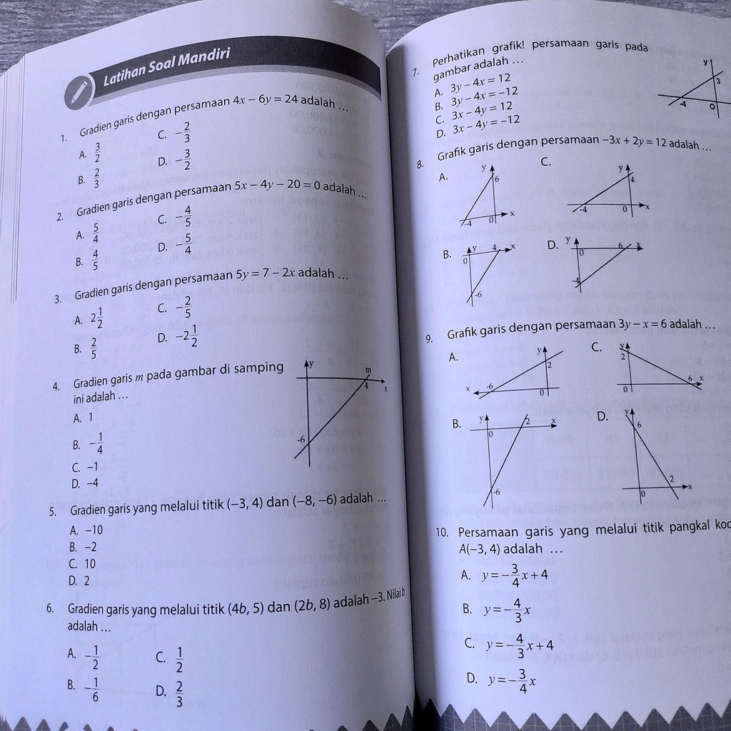 Buku Soal Matematika SMP/MTs Kelas VII, VIII, & IX-6