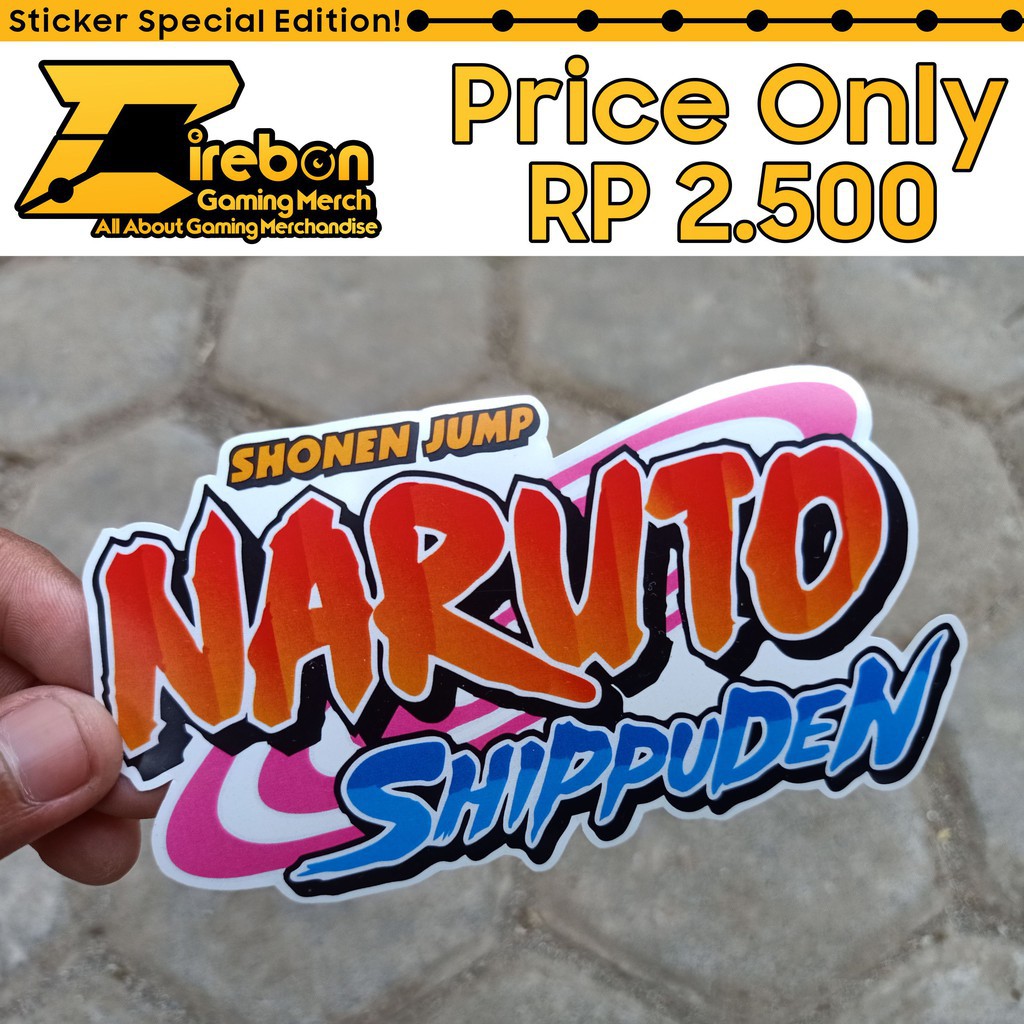 

(PROMO) Sticker Stiker Naruto Shippuden Shonen Jump Official Website -Hyna Sticker