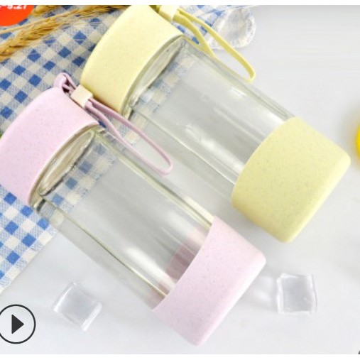 BKM Botol Kaca Mini So Air Minum BPA Free Souvenir botol minum miniso anak import
