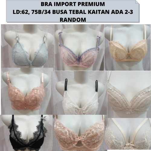 Bra Wanita Import Kualitas Premium Fashion Wanita Nyaman  TERMURAH