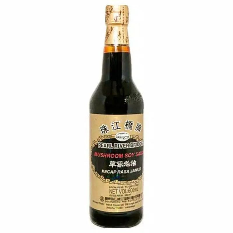 

kecap jamur pearl river bridge soy sauce 600ml botol kaca