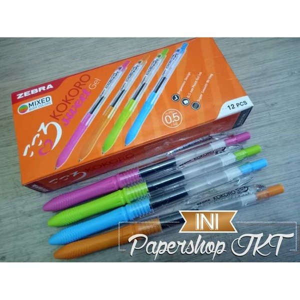 

Pulpen Gel Zebra Kokoro Sweet 0.5 Grosir Perlusin