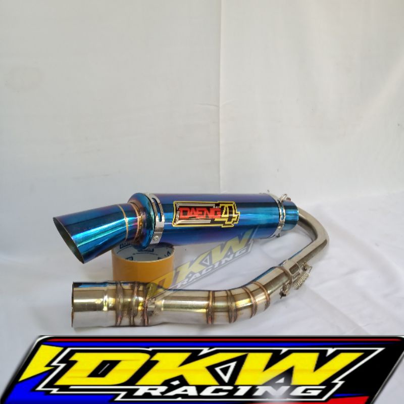 Knalpot Racing Daeng4 Vario Beat Scoopy Fino xread Xeon Mio sporty Mio j Mio soul