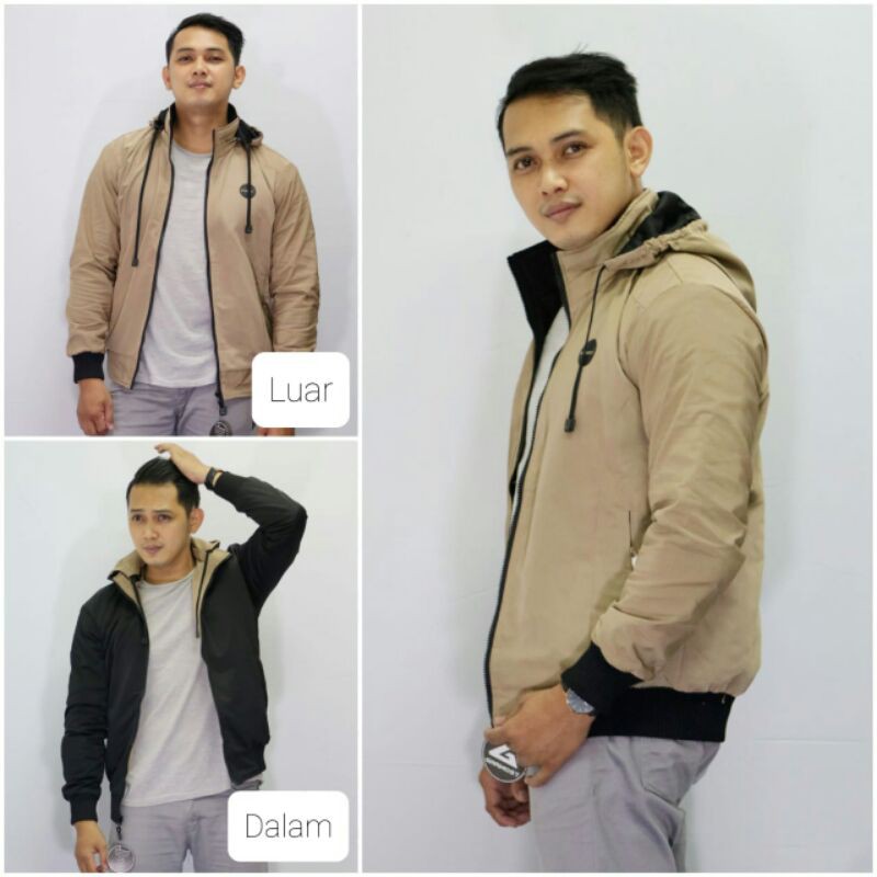 jaket bolak balik