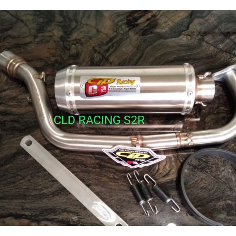 KNALPOT CLD RACING BEAT KARBU BEAT Fi VARIO110 TYPE C2 BULAT NEW ORIGINAL